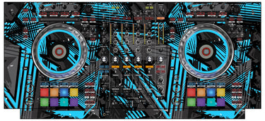 Pioneer DJ DDJ SZ Skin Ridge Blue Light
